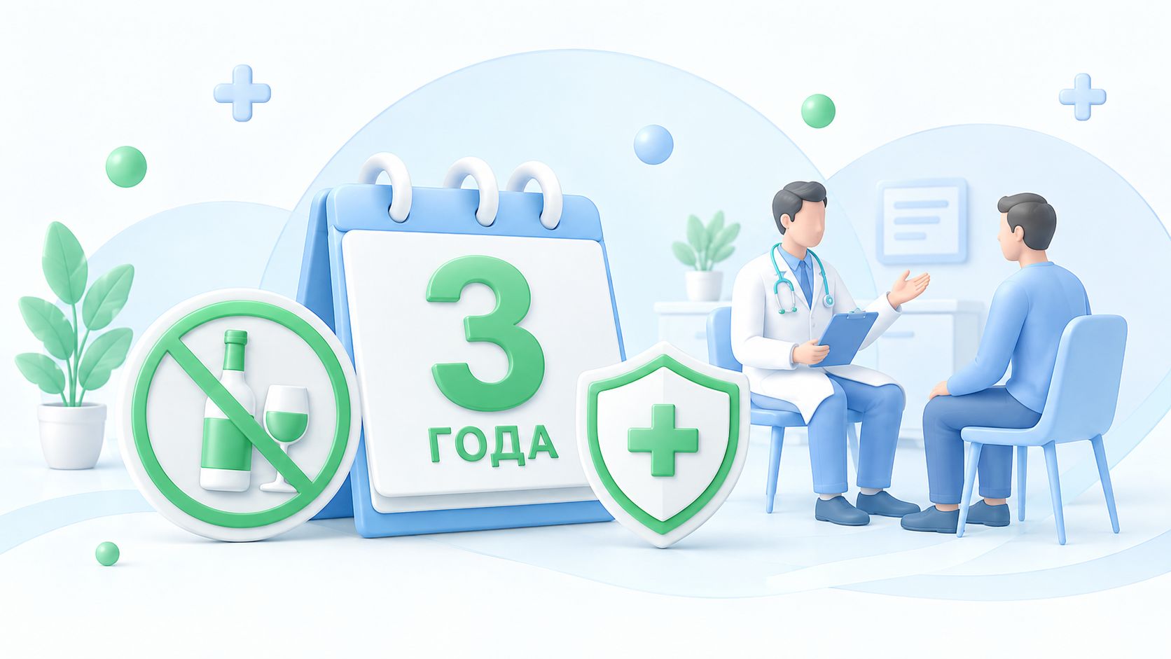 Консультация врача-нарколога перед кодированием от алкоголизма на 3 года